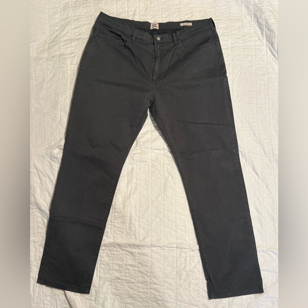 Huckberry Men's Dark Gray Chinos